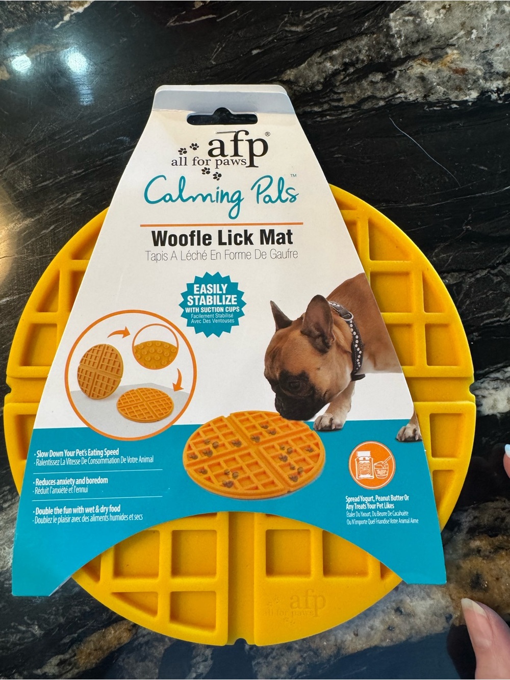 afp Calming Pals Woofle Lick Mat - Yellow